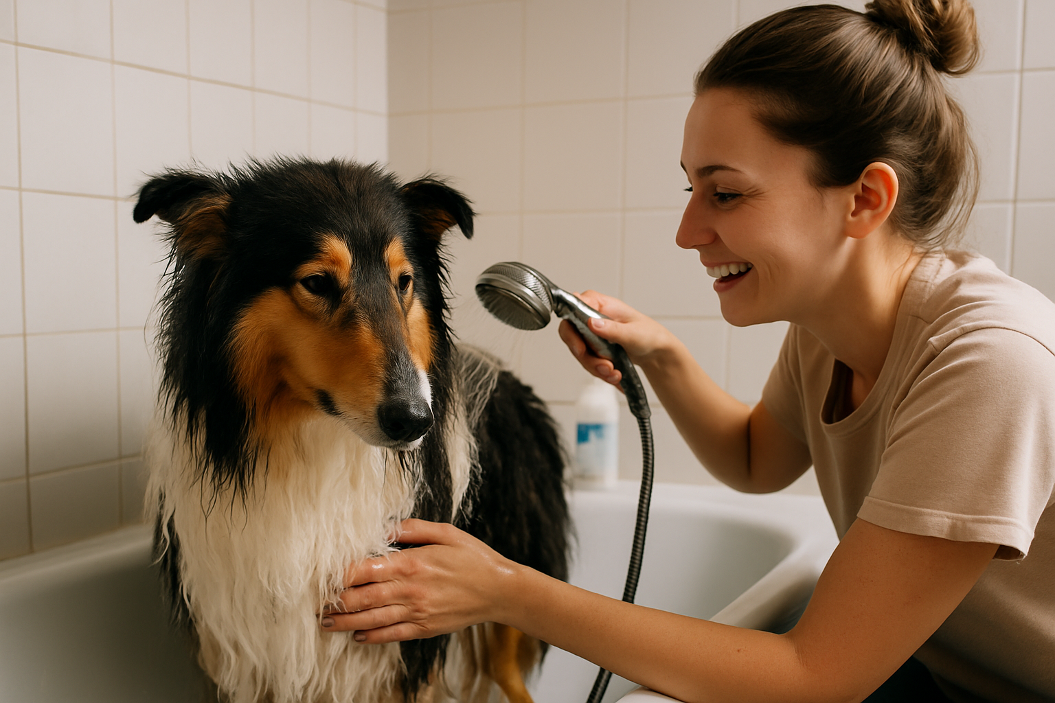 Cómo bañar a tu perro en casa paso a paso (y sin estrés)