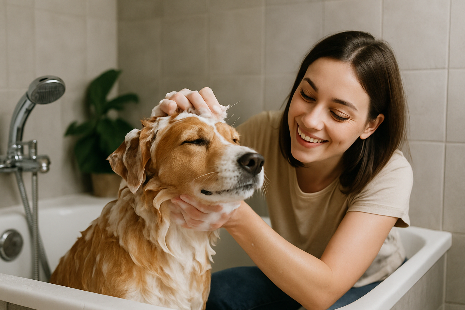 Cómo bañar a tu perro en casa sin estrés: guía paso a paso