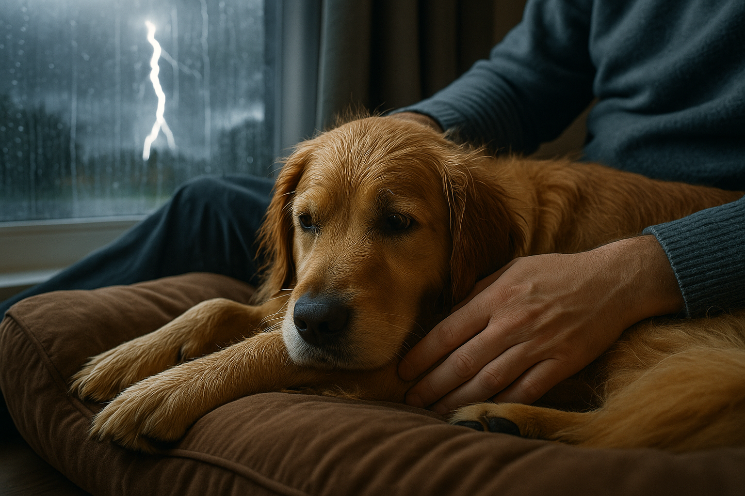 Cómo calmar a tu perro en días de lluvia: consejos prácticos para proteger su bienestar