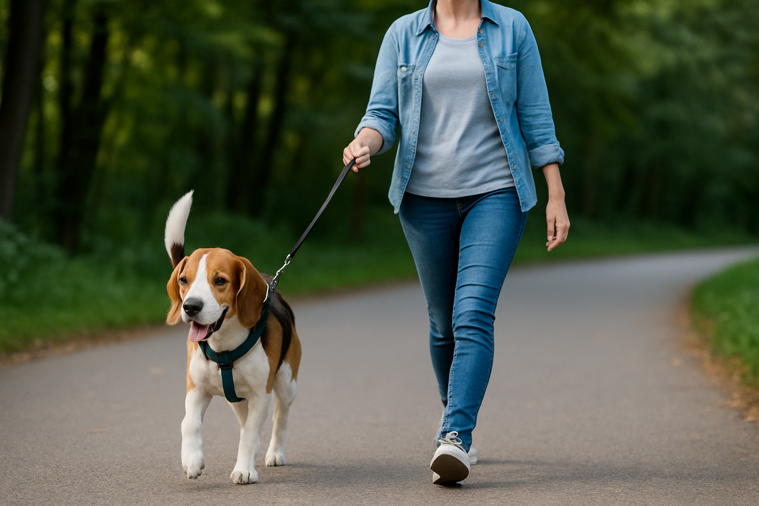 Cómo enseñarle a tu perro a no tirar de la correa durante los paseos