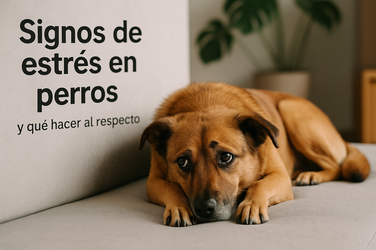 Cómo identificar los signos de estrés en perros y qué hacer al respecto