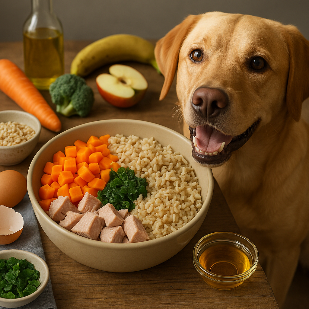 Qué incluir en la alimentación casera para tu perro: guía práctica y saludable